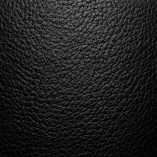 Black PU leather texture swatch