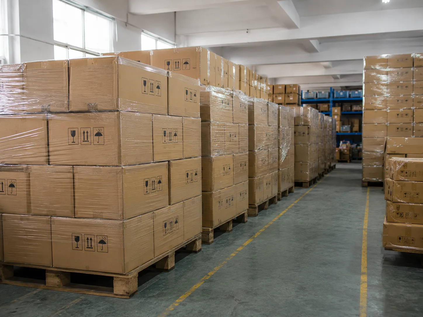 Eyewear case packaging prepared for export support